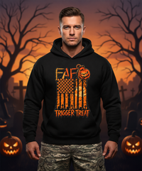 Load image into Gallery viewer, Fright Night Treat Halloween Fleece Hoodie