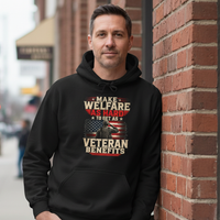 Load image into Gallery viewer, Veteran Benefits Soft Sweater Hoodie