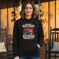 Load image into Gallery viewer, Veteran Benefits Soft Sweater Hoodie