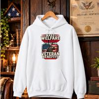Load image into Gallery viewer, Veteran Benefits Soft Sweater Hoodie